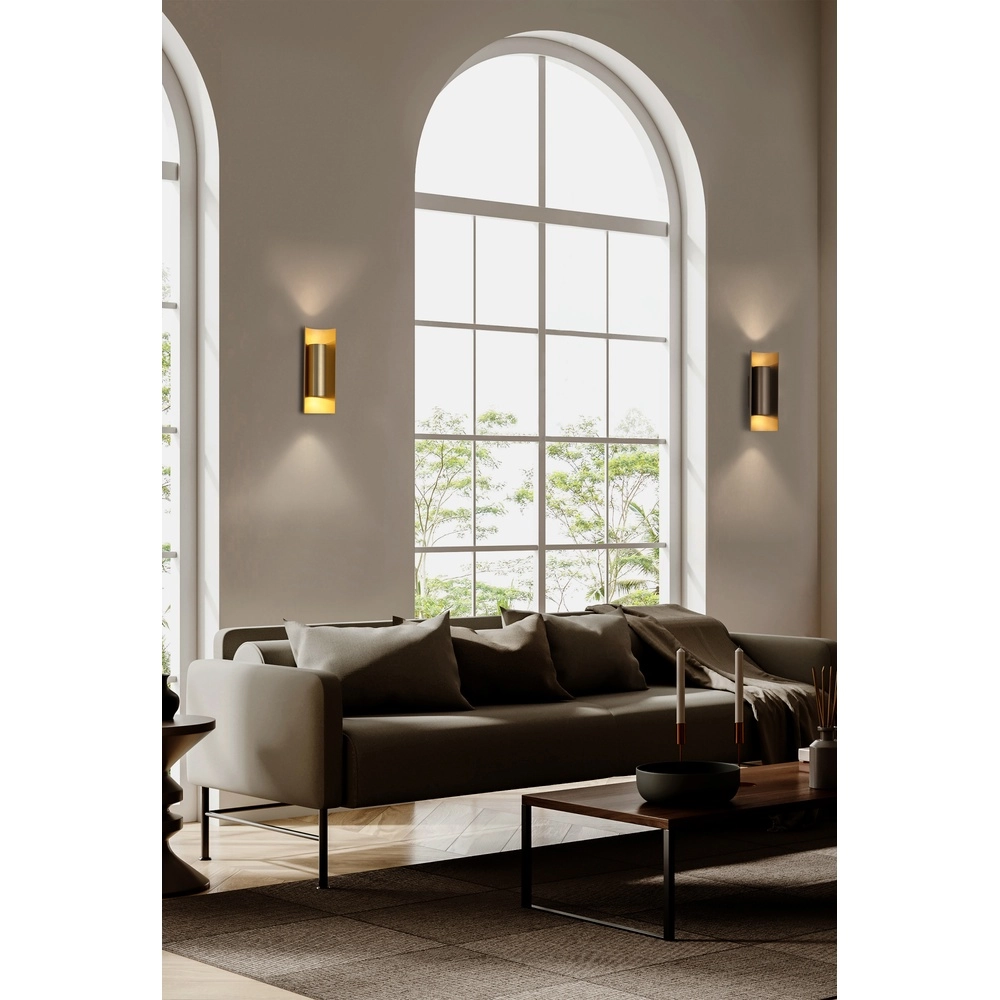 Design-Wandleuchte Roll schwarz Searchlight 5053423301358
