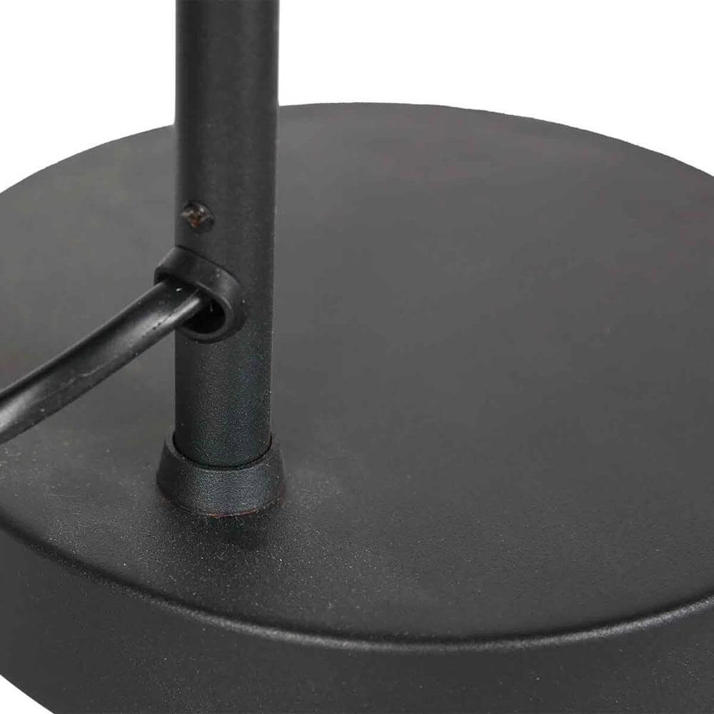Tischlampe Oeroe schwarz mit gold Steinhauer 8712746176353
