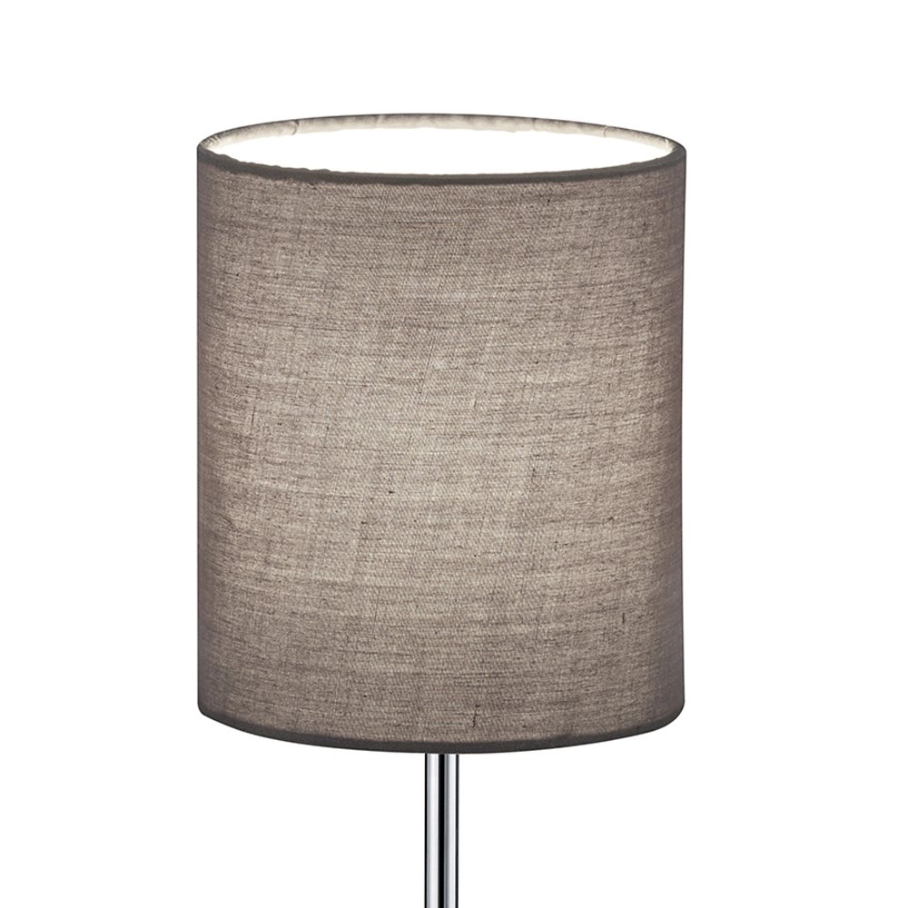 Tischlampe Lampenschirm Jerry grau Trio 4017807369663