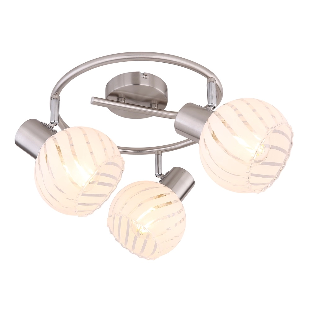 Deckenlampe Willy Nickel 3-Lights