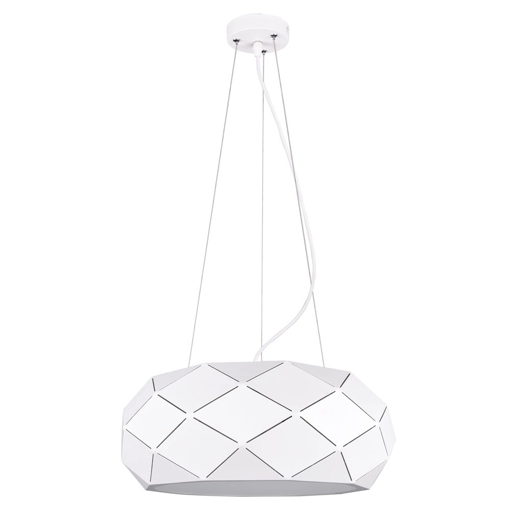 Pendelleuchte Zandor Ø 50 cm weiß Trio 4017807422061