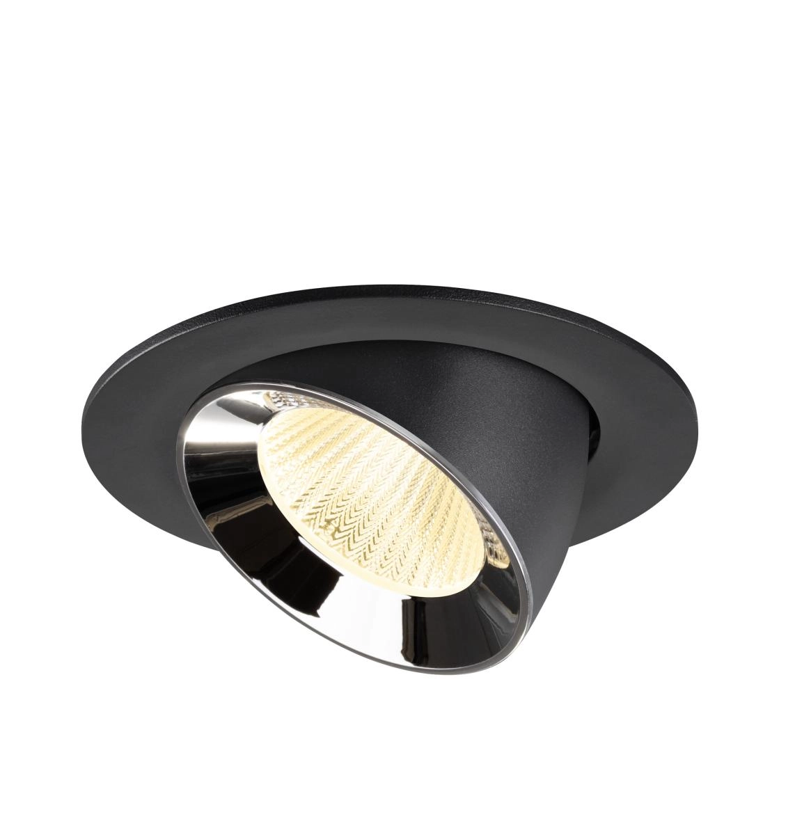 Einbau-Strahler Numinos Gimble L schwarz/chrom 3000K - 40gr SLV 4024163310284