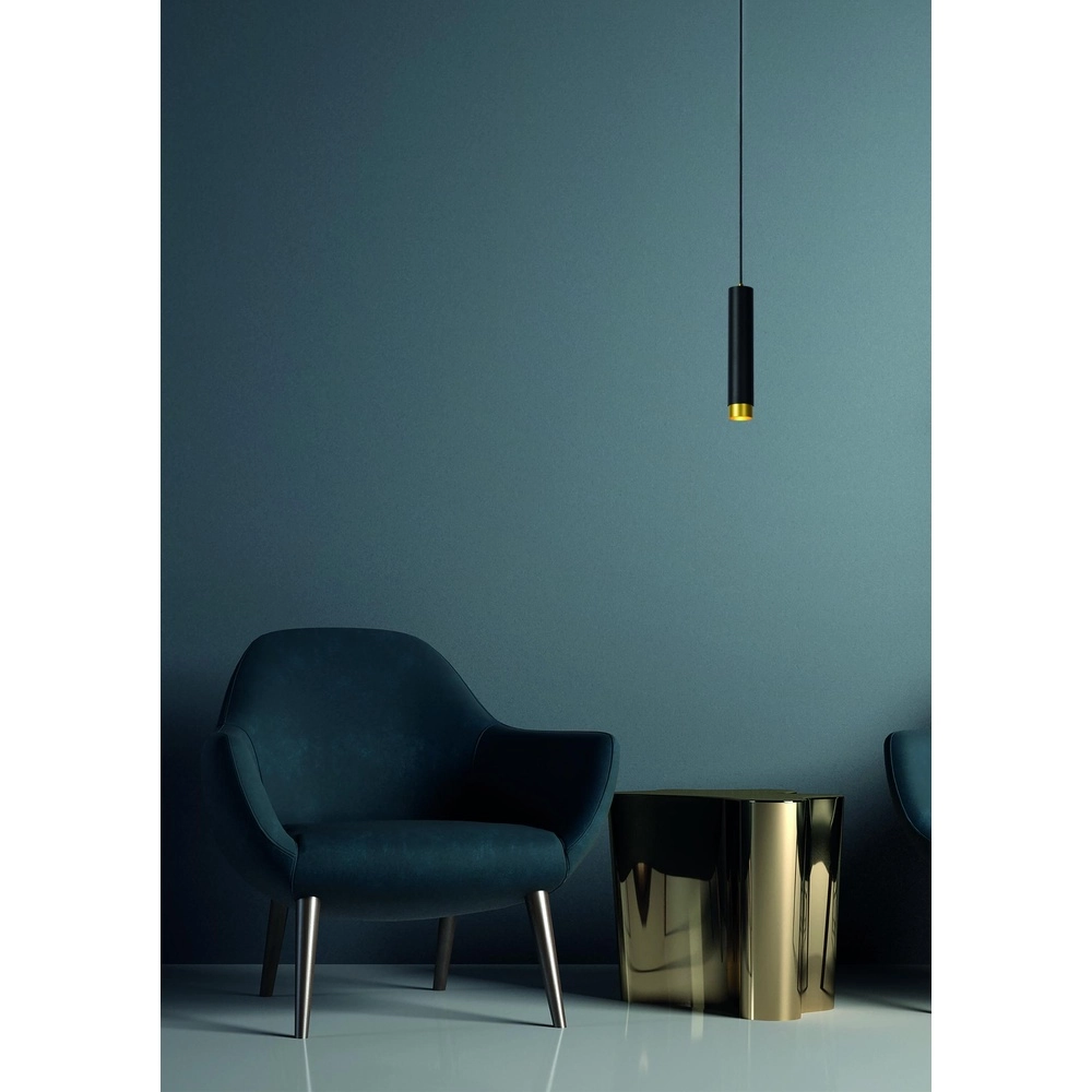 Design-Pendellampe Floris schwarz Ø 5,9 cm Lucide 5411212351951