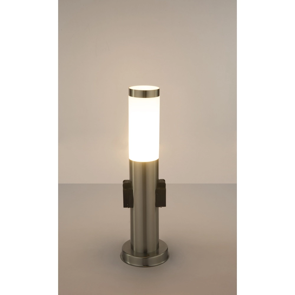 Gartenlampe Boston Edelstahl mit Sockel Globo 9007371123926