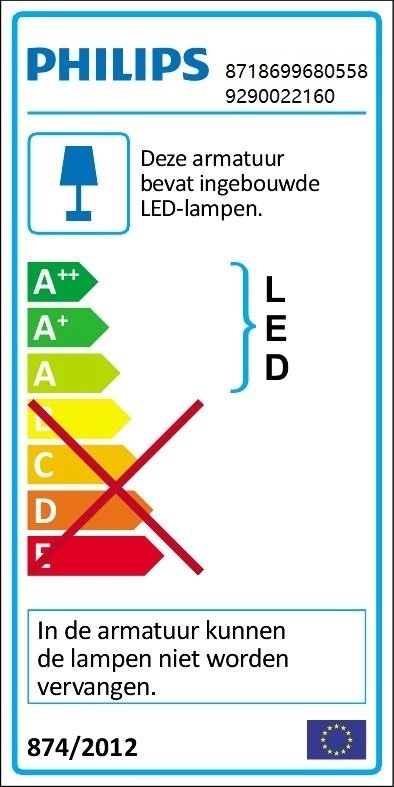 Deckenleuchte Shan mit Bewegungssensor Philips 8718699680558