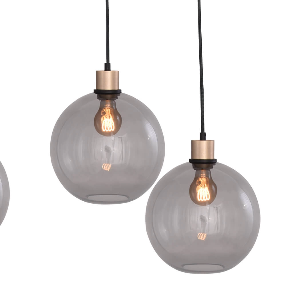 Hängelampe Lazise 6x Ø 25cm gold Masterlight 8718121303048