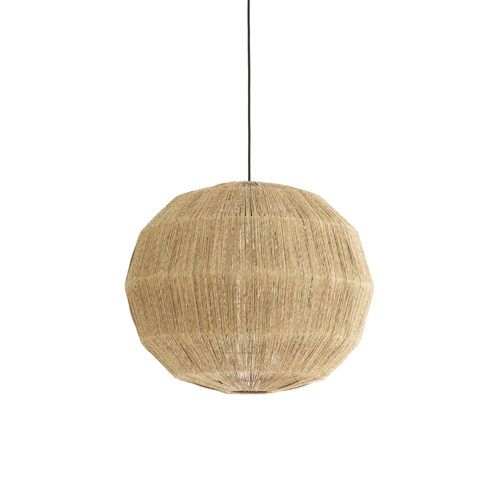 Jute-Pendellampe Junna Ø 60cm - 1x E27