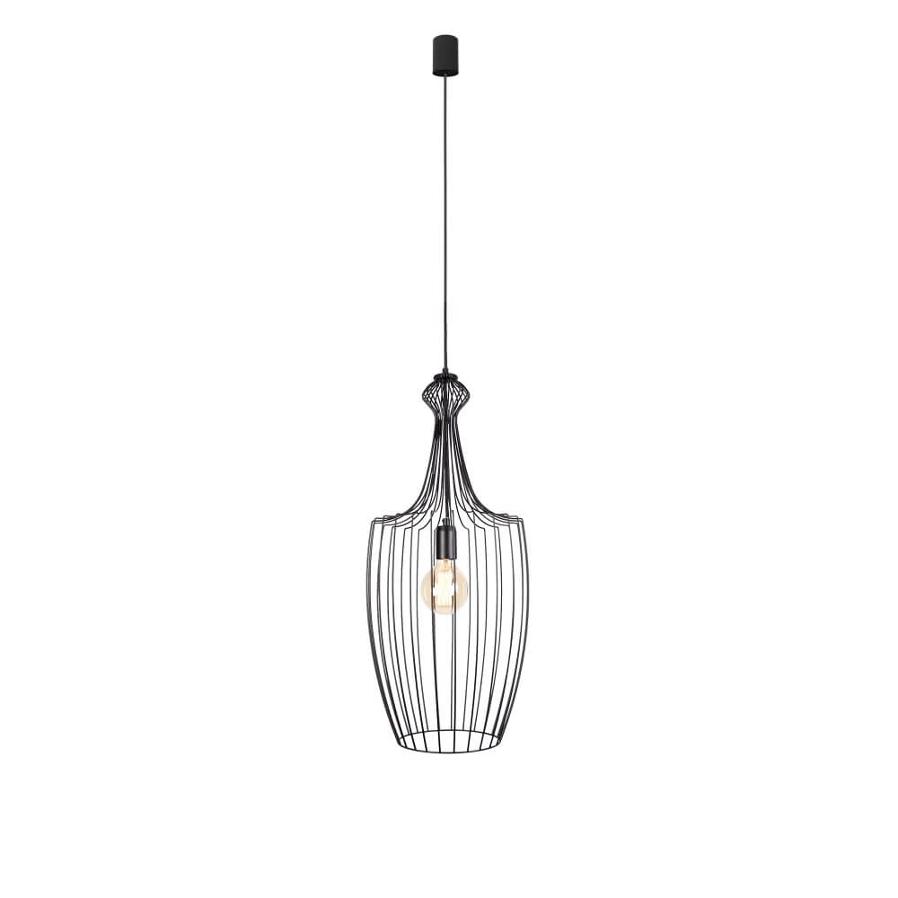 Schwarze Drahtlampe Luksor Ø 32cm Lyora 5903139884792