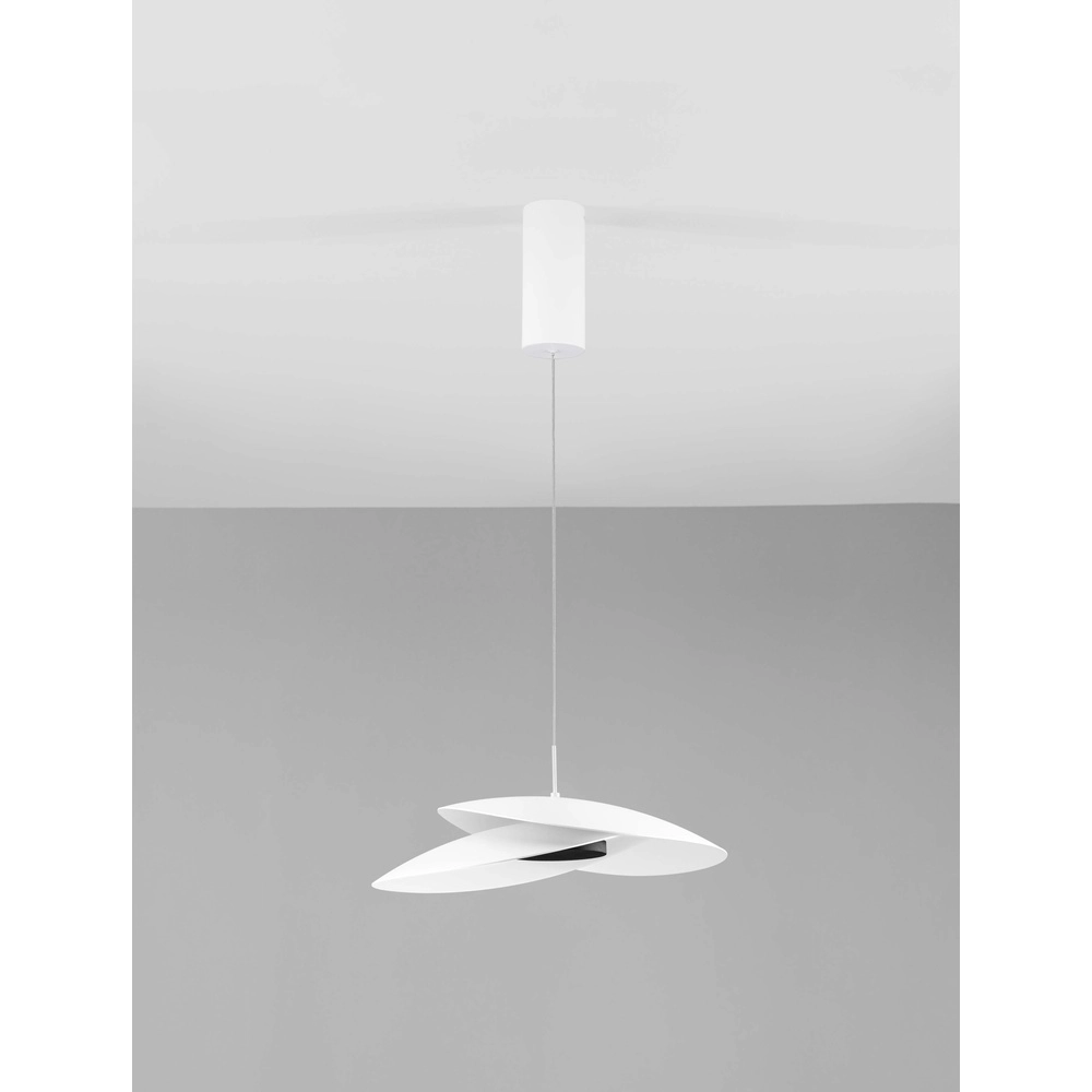 Pendelleuchte Olea Design weiß Ø 48cm Lyora 5212017456960
