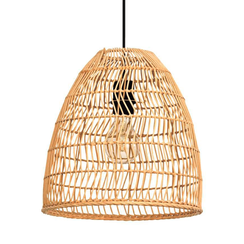 Hängelampe aus Korbgeflecht Ayesgarth Ø 33cm