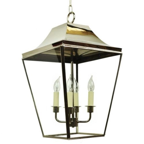 Ländliche Hängelampe Knightbridge 4-leichter 63 cm