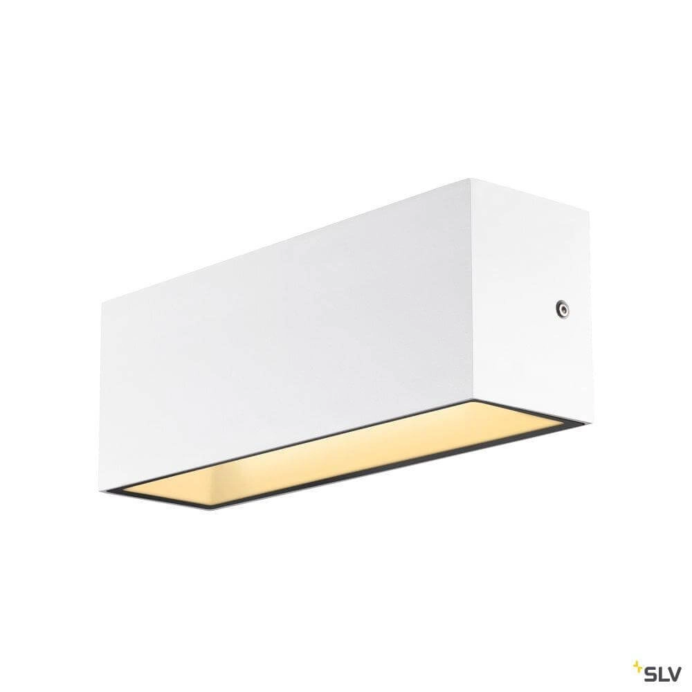 Große LED-Wandleuchte Sitra L Weiß