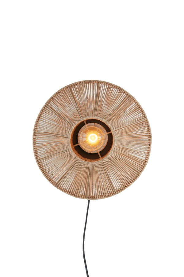 Rattan-Wandleuchte Lyra Ø 31cm Light & Living 8717807681180