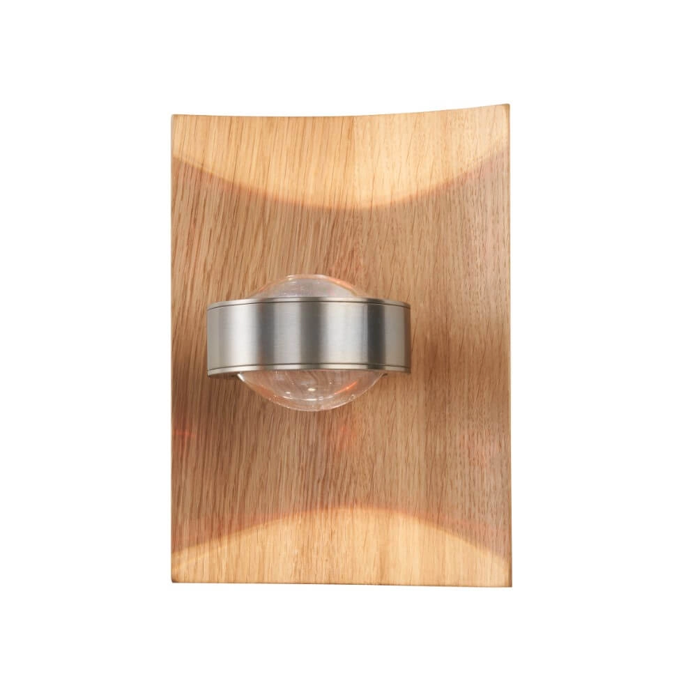Wandlampe Shine-Wood LED