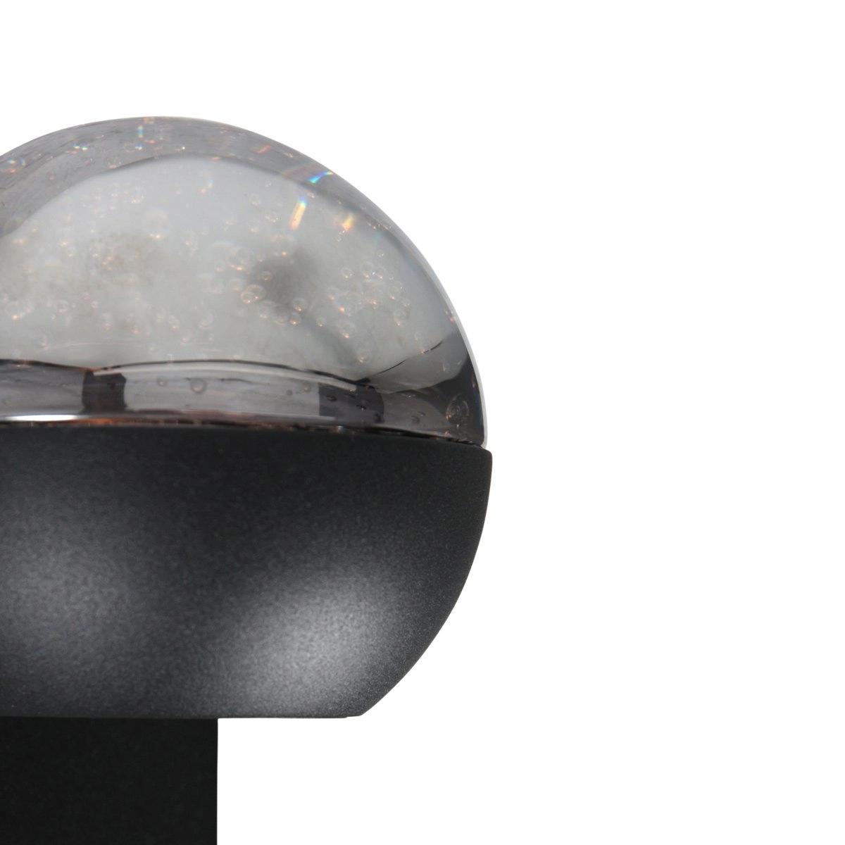 LED-Wandlampe Belluno Schwarz mit Glas – dimmbar Steinhauer 8712746183948