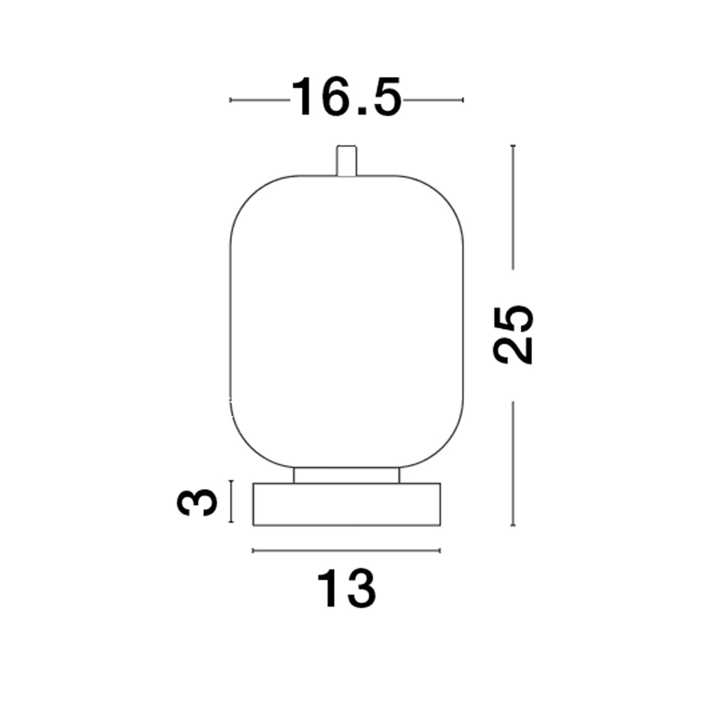 Tischlampe Lato Schwarz-Weiß Lyora 5212017445575