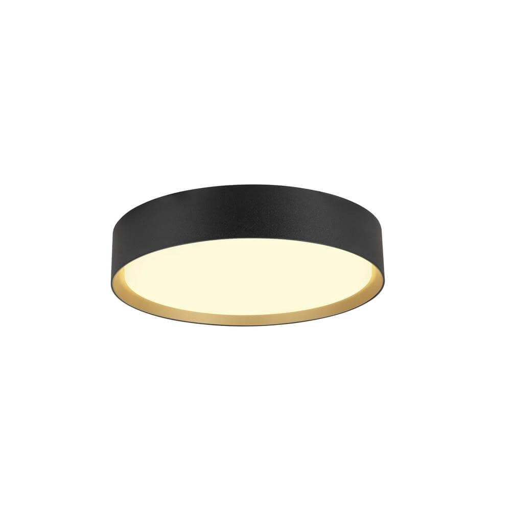 Deckenlampe Decona 30 schwarz-gold Ø 30cm SLV 4024163298193