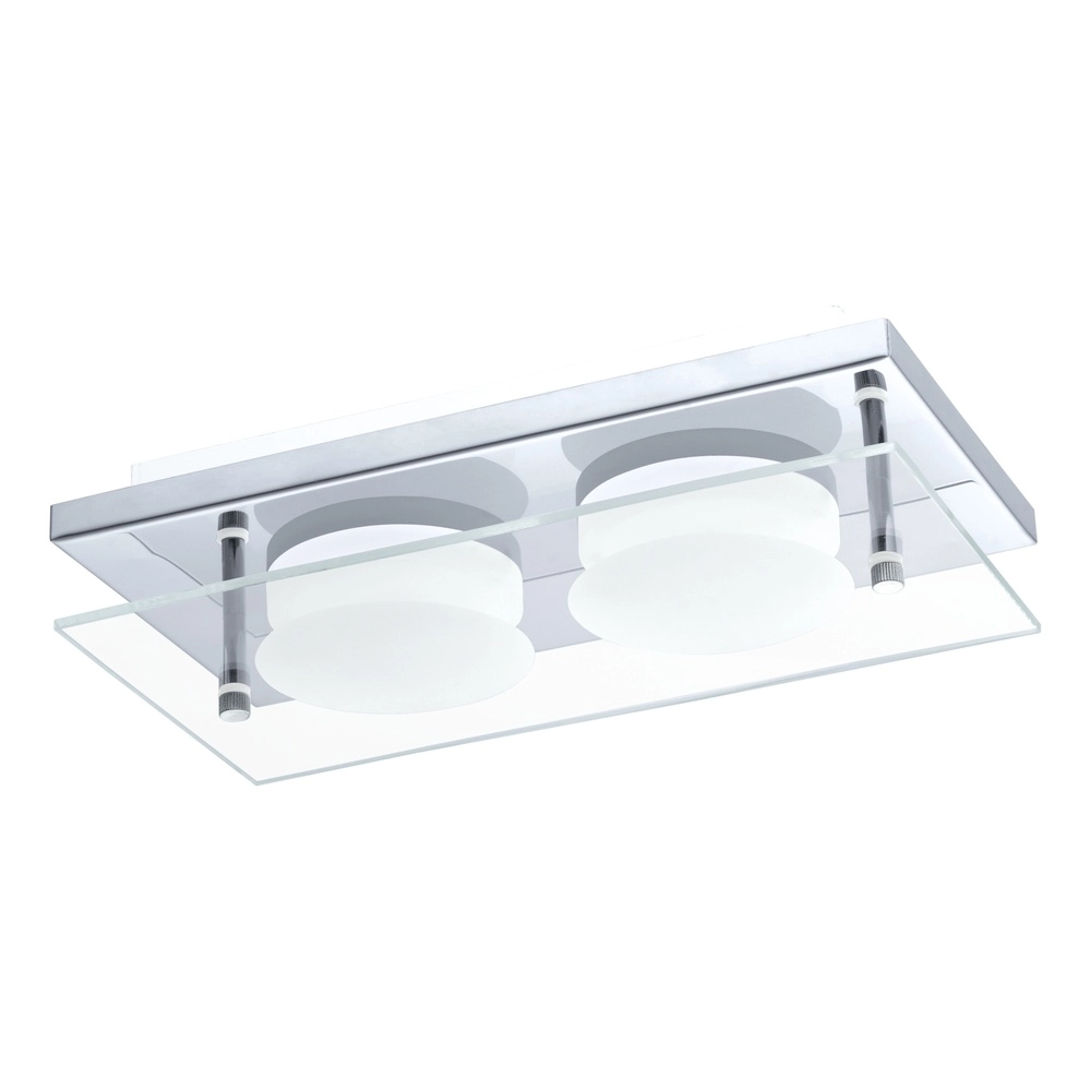 Design-Deckenlampe Abiola 2-Licht Chrom