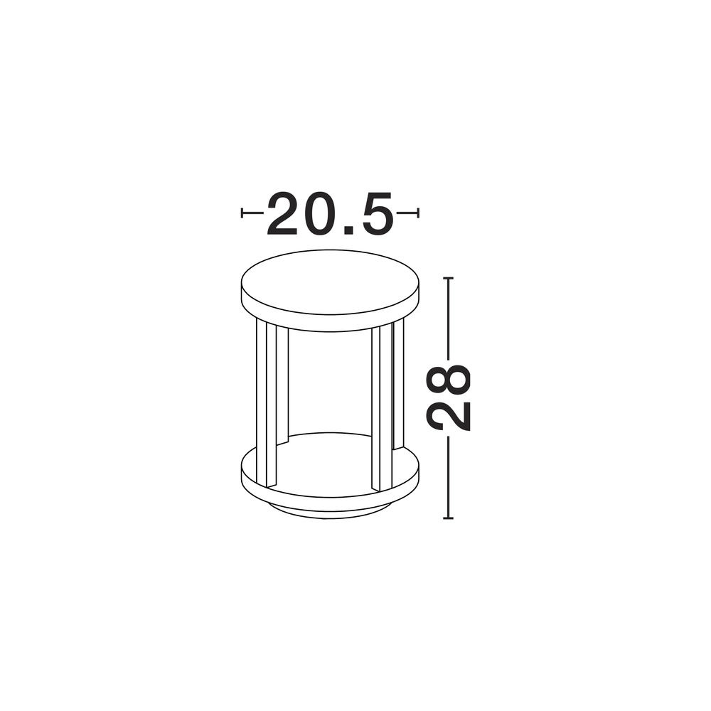 Stehlampe Optus ca. 28cm Lyora 5212017477217