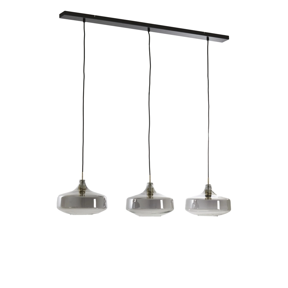Esstisch-Pendellampe Solna 3 Glasschirme Light & Living 8717807708597