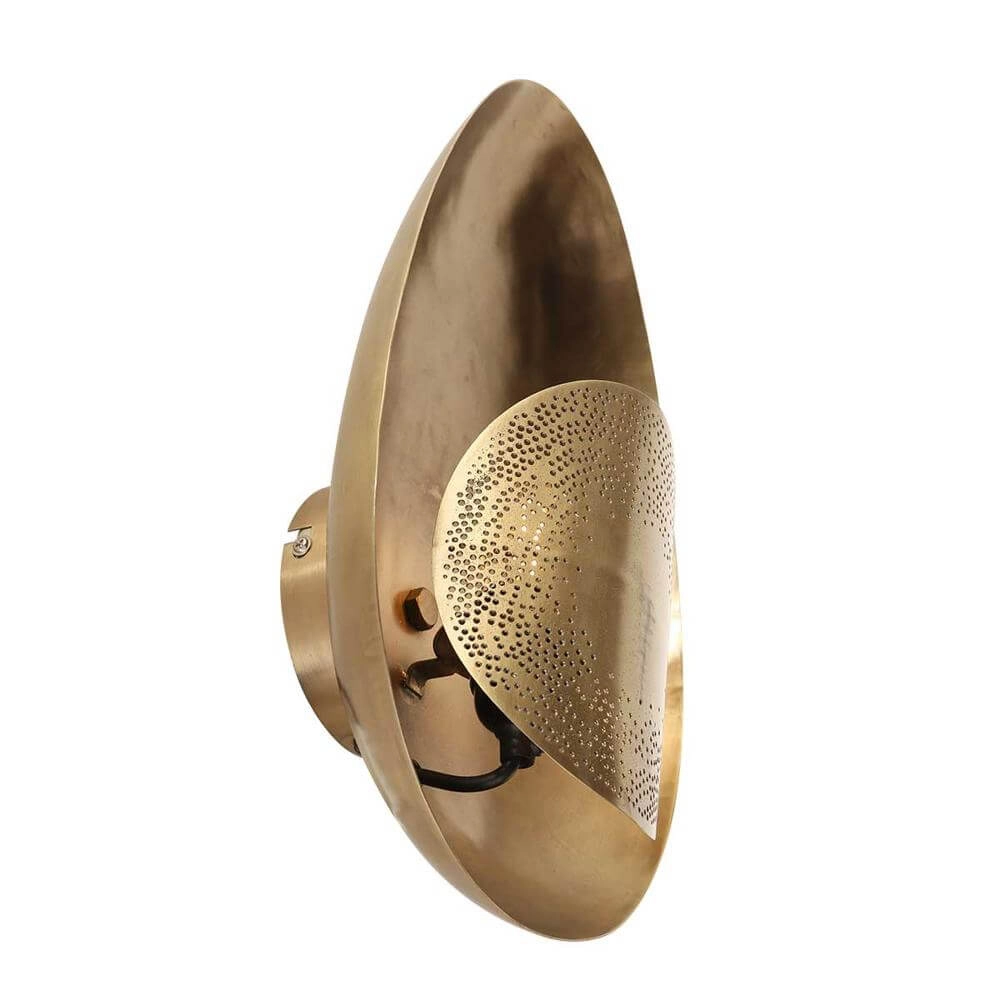 Ovale Wandleuchte Brass Bronze Steinhauer 8712746171655