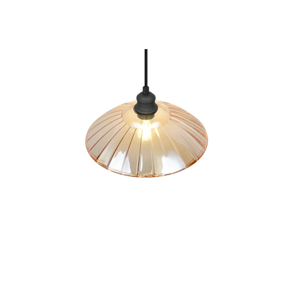 Klassische Pendellampe Eluna Schwarz Trio 4017807682489