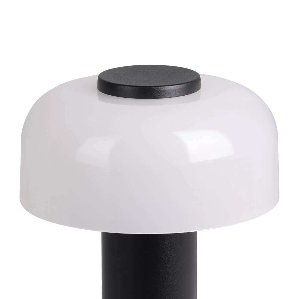 Designer-Tischlampe Ponente schwarz mit weiß Eglo 9008606297870