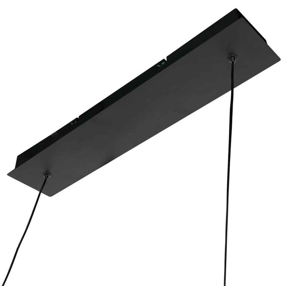 6-flammige Pendelleuchte Marcadore gerade schwarz Steinhauer 8712746176643