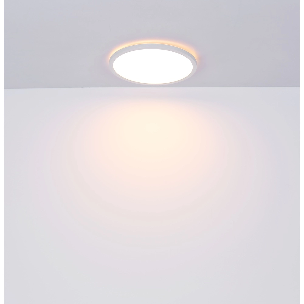 Deckenlicht Sapana Ø 29,4 cm weiß Globo 9007371414406