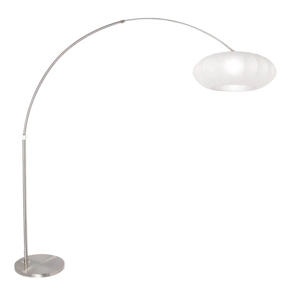 Bogenlampe Sparkled Light Metall mit weißem Schirm Steinhauer 8712746173116