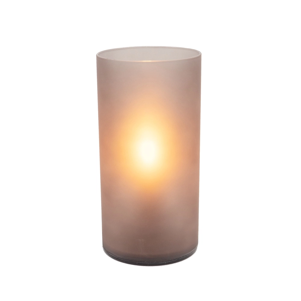 Nachttischlampe Geo Milchglas-Milchglas
