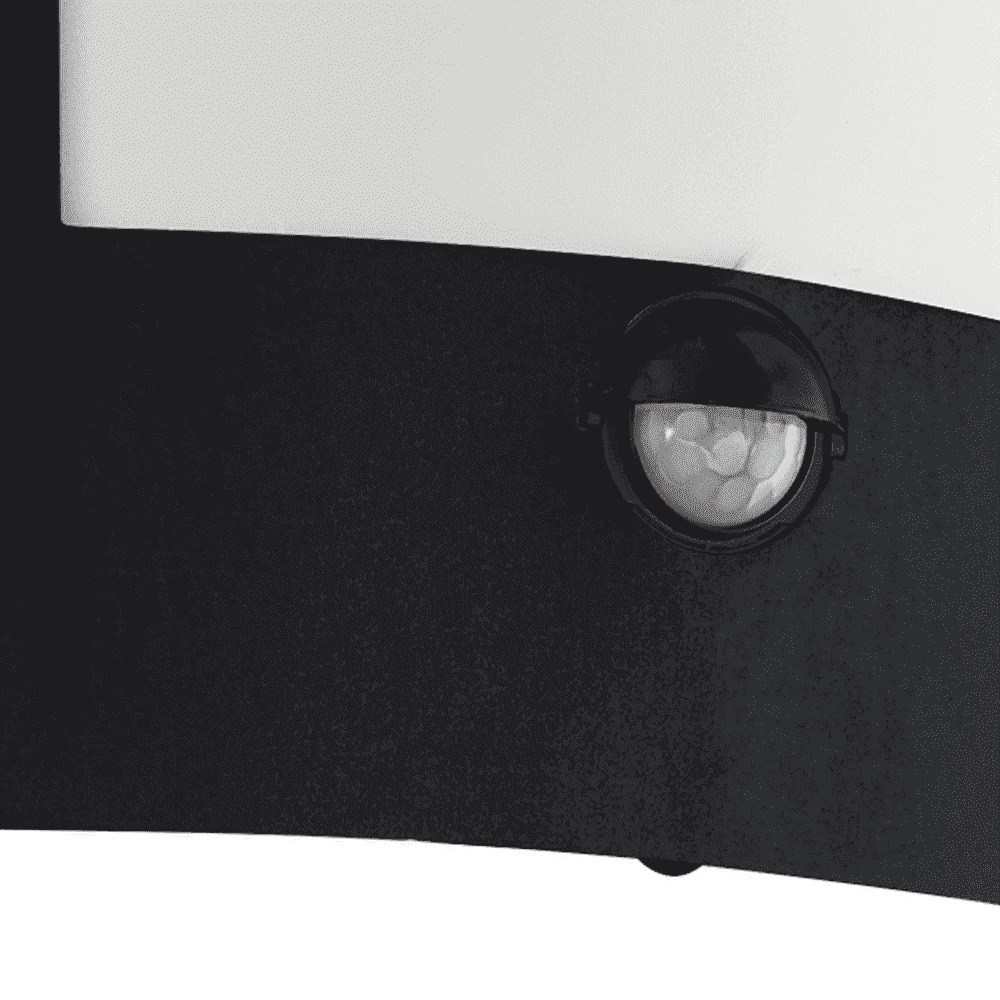 Schwarze Wandlampe City mit Sensor Eglo 9002759995683