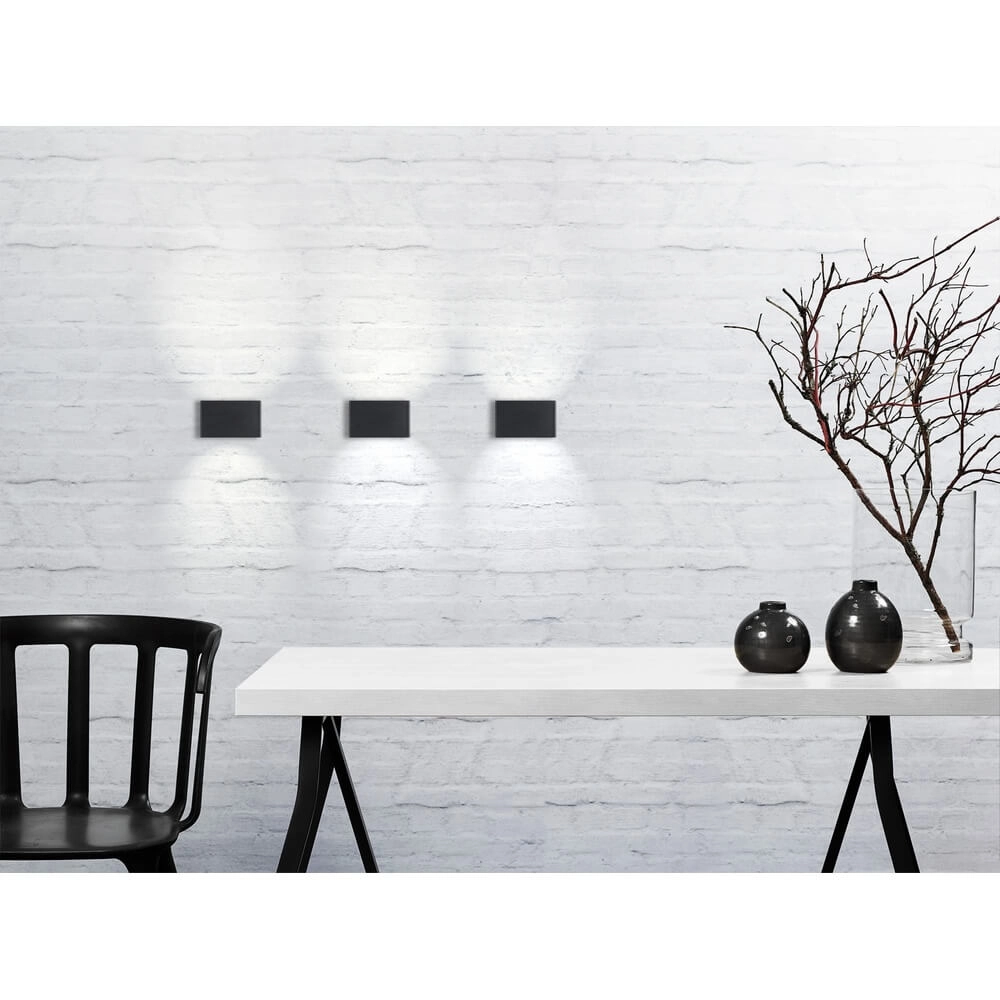 Schlanke Wandleuchte Nene schwarz Nordlux 7057388727237