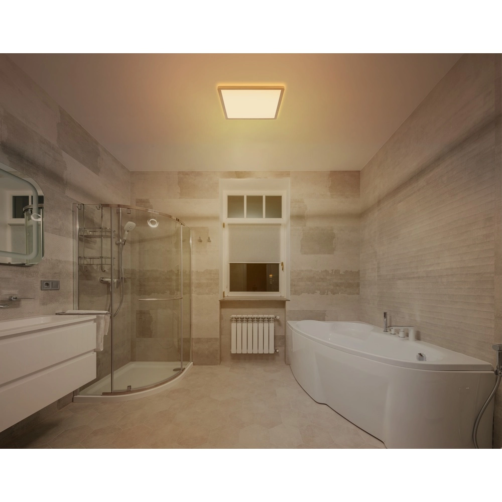 Deckenlicht Sapana Quadrat 29,4 cm Gold Globo 9007371457427