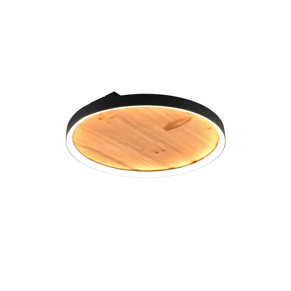 Deckenlampe Kalea Schwarz mit Holz