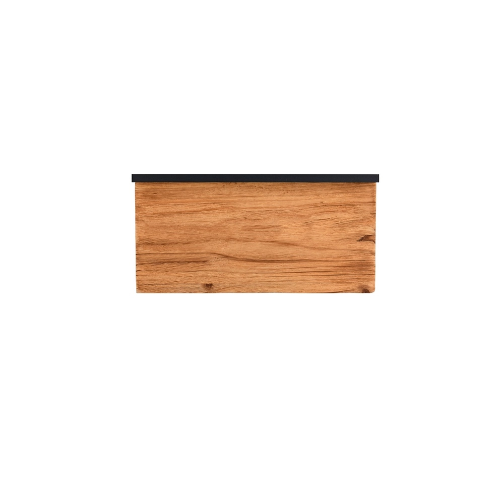Design-Wandleuchte Kalea schwarz mit Holz 30cm Trio 4017807661392