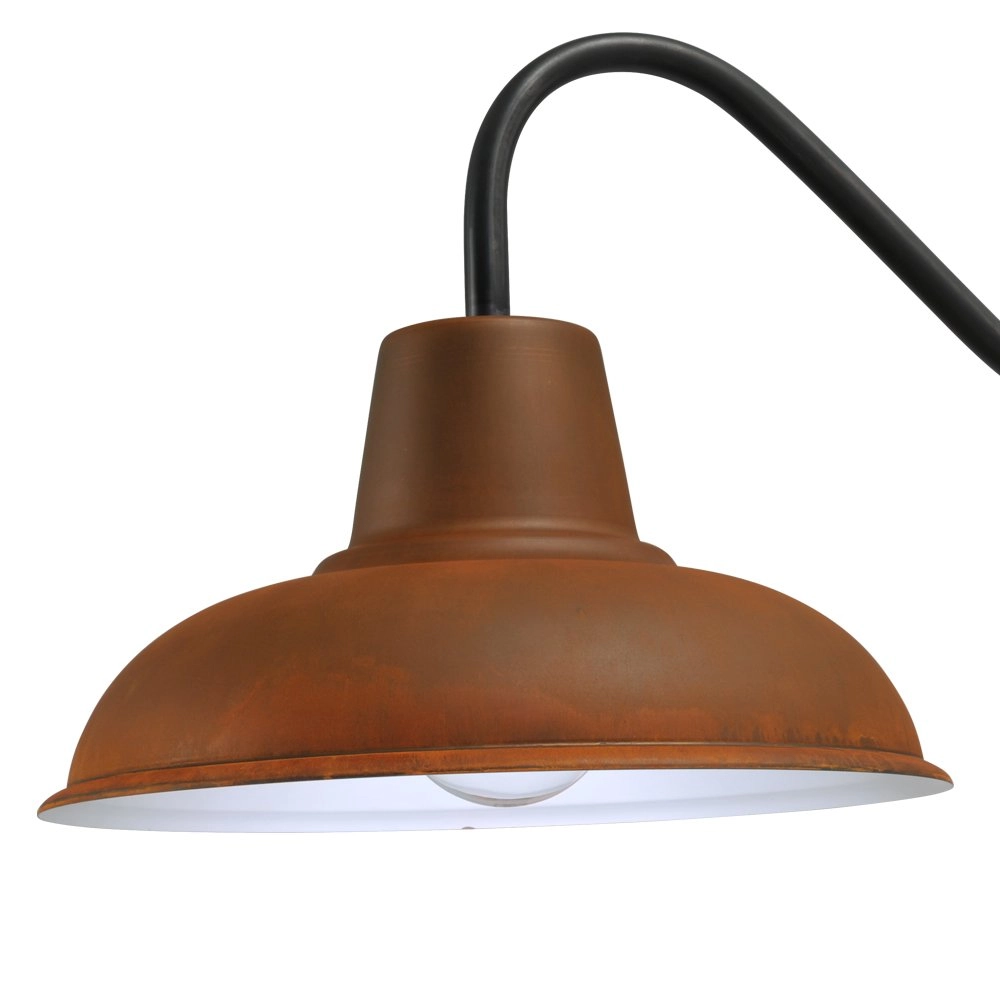 Wandlampe Industria 73 cm rostbraun mit schwarz Masterlight 8718121235851