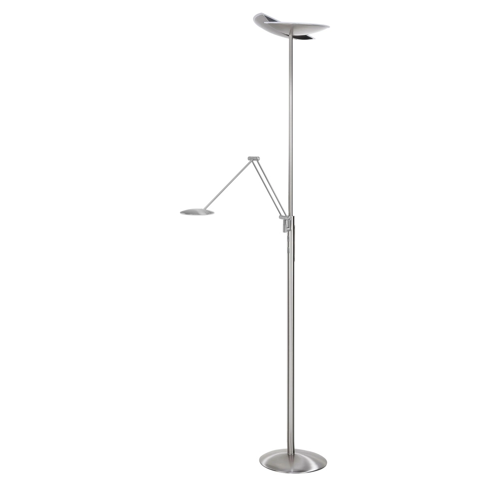 Design-Leseleuchte Sapporo nickel Ø 29cm