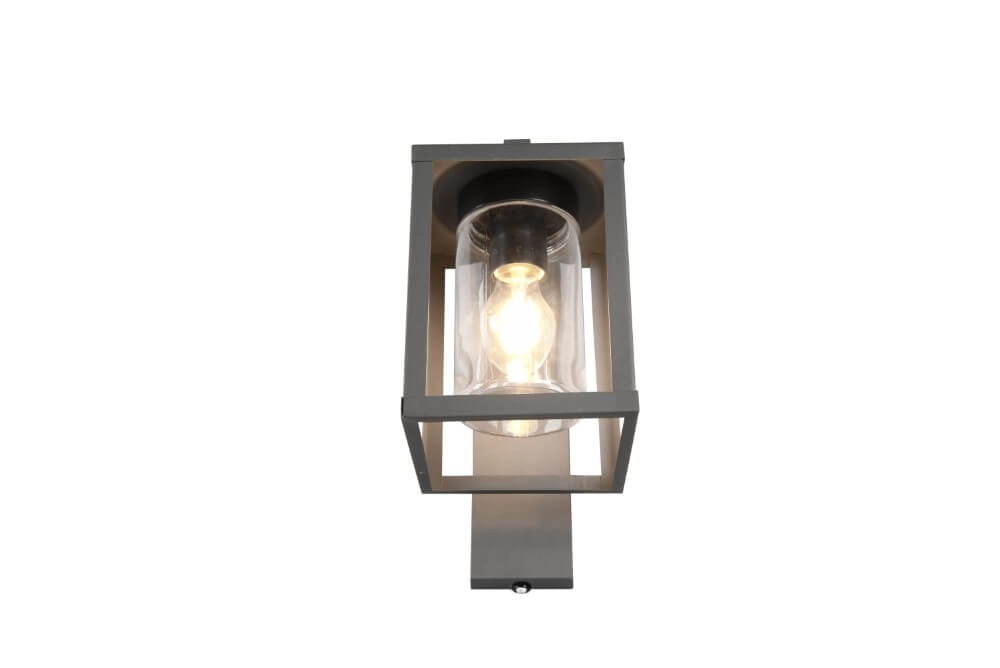 Anthrazitfarbene Außenlampe Lunga Trio 4017807529272