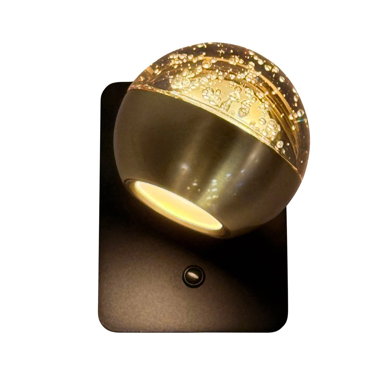 LED-Wandlampe Belluno Messing mit Glas – dimmbar Steinhauer 8712746183931