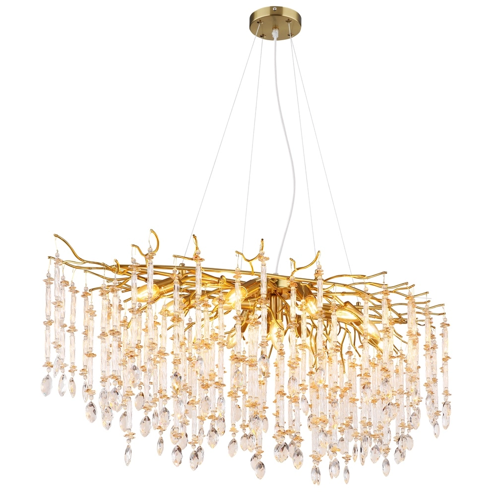 Pendellampe Gloria 120 cm Gold