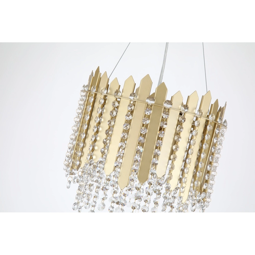 Pendelleuchte Spear gold Ø 35cm Searchlight 5053423302188