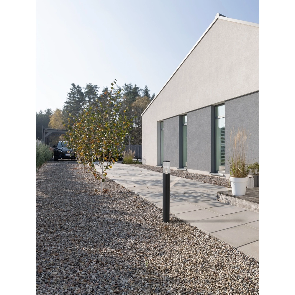 Design-Gartenleuchte Zosia grau 80cm Lyora 5212017437594