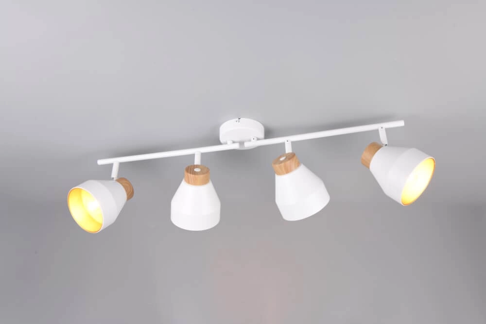 Design Deckenleuchte 4-flammig Valentin weiß Trio 4017807637441