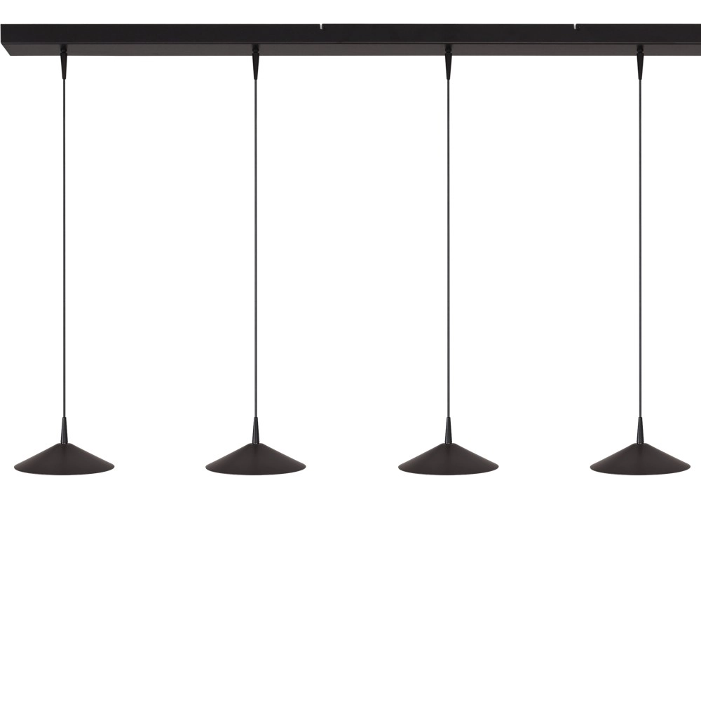 5-Licht Pendellampe Ceppo schwarze Ø 18 cm Masterlight 8718121352077
