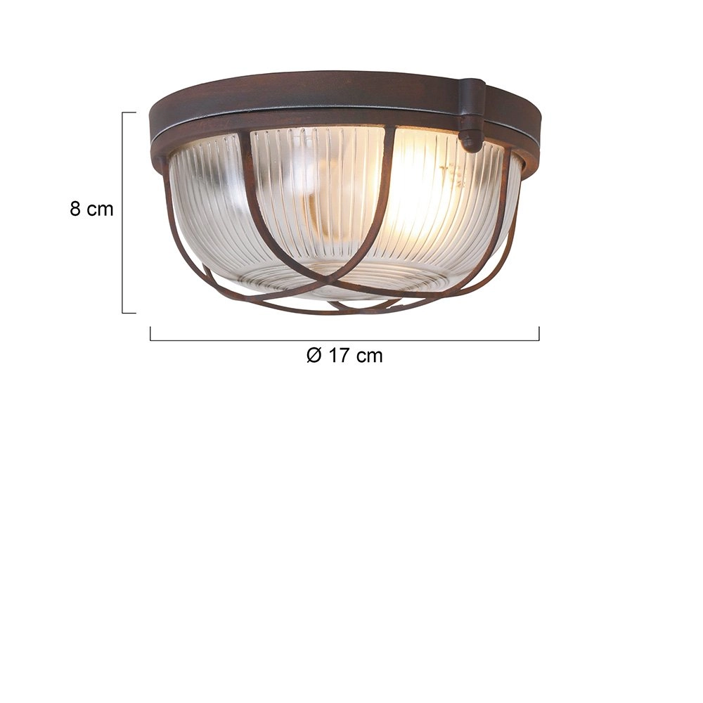 Lampe Mexlite 17 cm Bronbruin Steinhauer 8712746114966