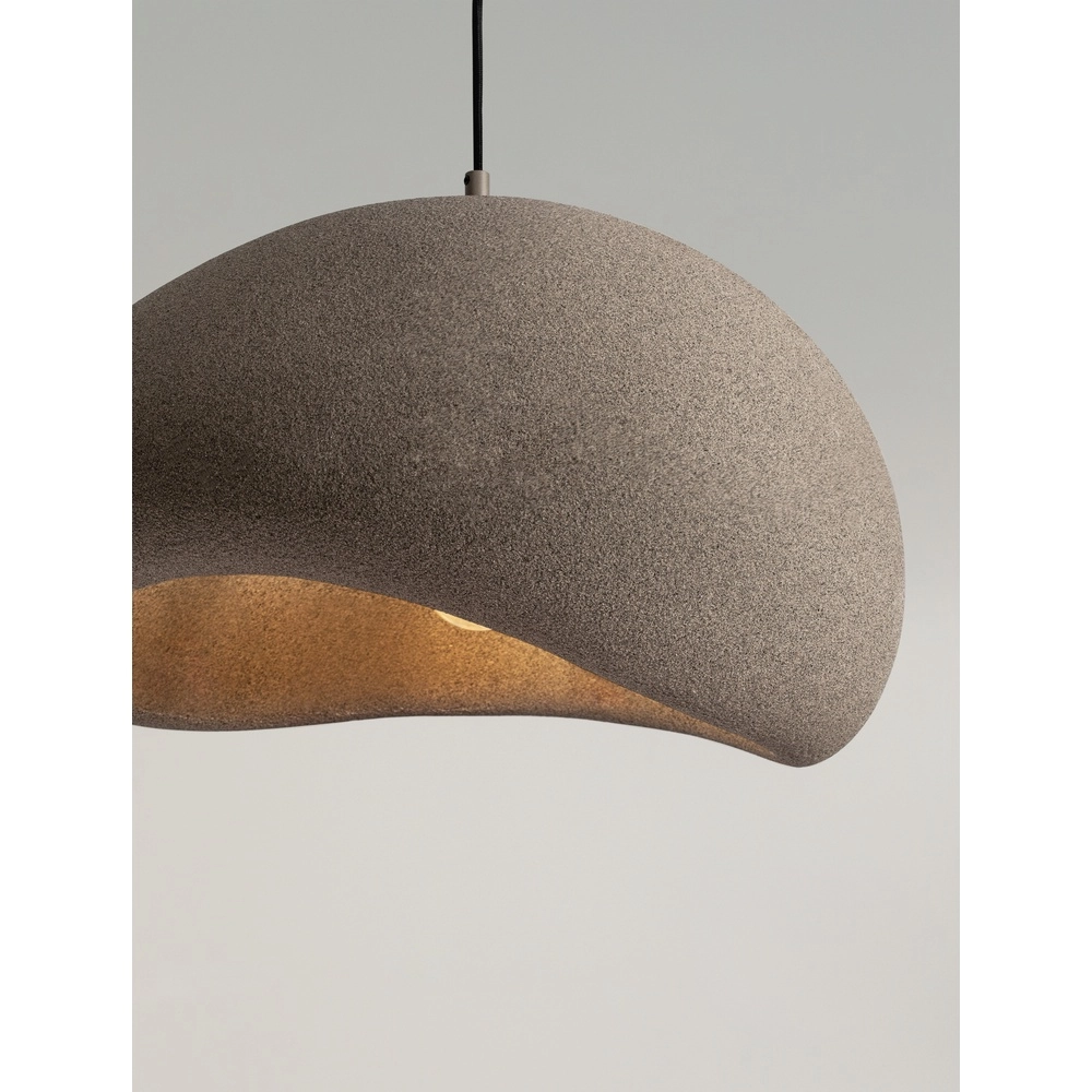 Natürliche Pendelleuchte Aere braun 50cm Lyora 5212017476722
