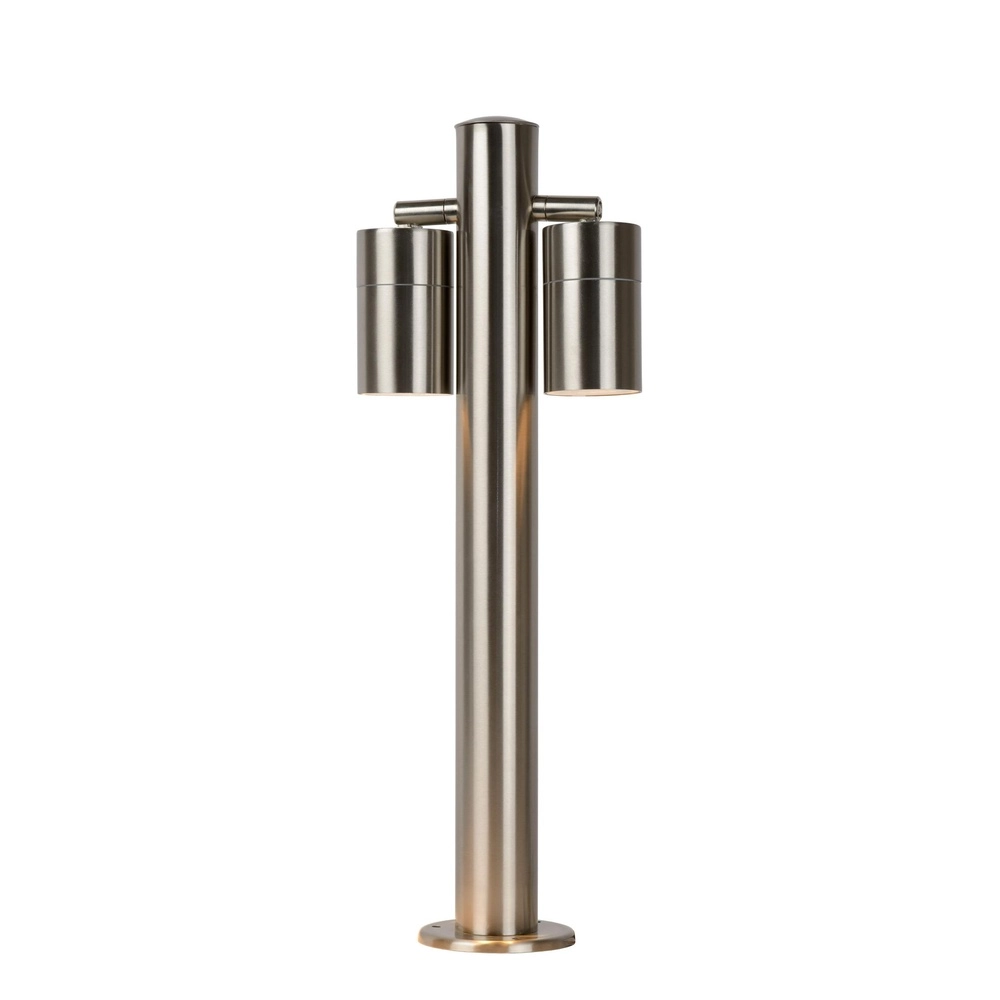 Gartenlampe Arne-Led 2-Licht Chrom Lucide 5411212143839