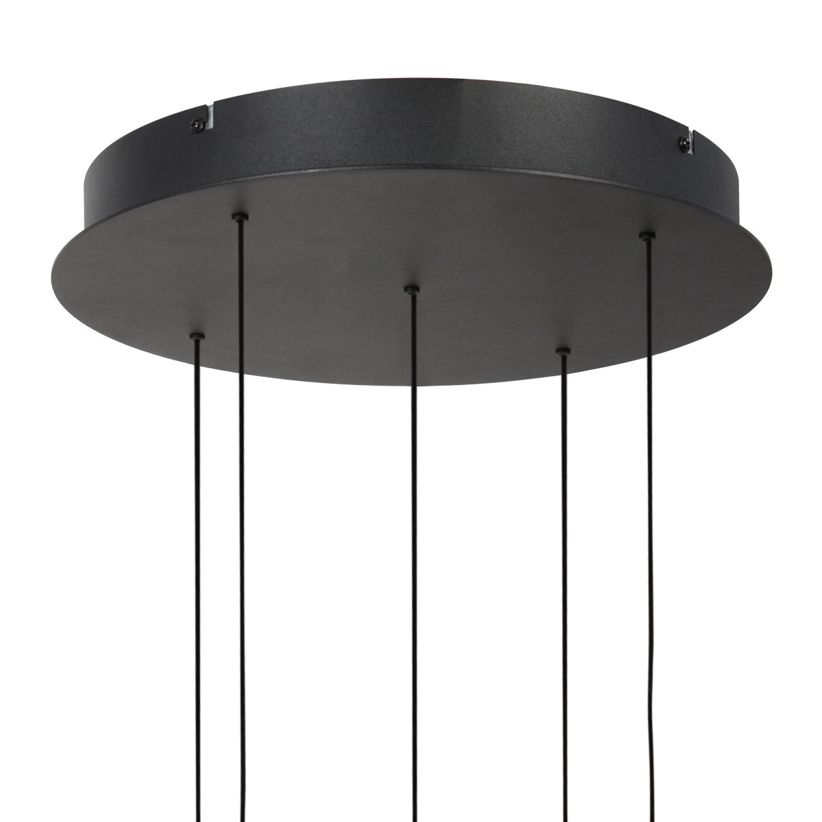 5-Licht Vide Pendellampe Belluno LED – Messinggold mit Glas Steinhauer 8712746183870