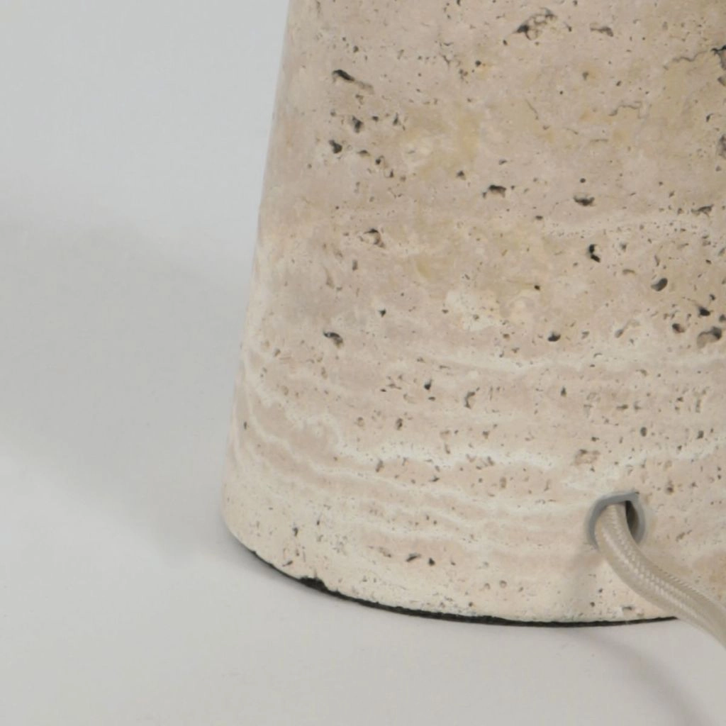 Tafellampenstein Travino mit Strohhaube Ø20 cm Steinhauer 8712746183504